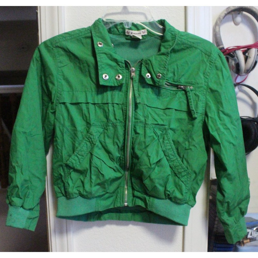"Forever" green jacket